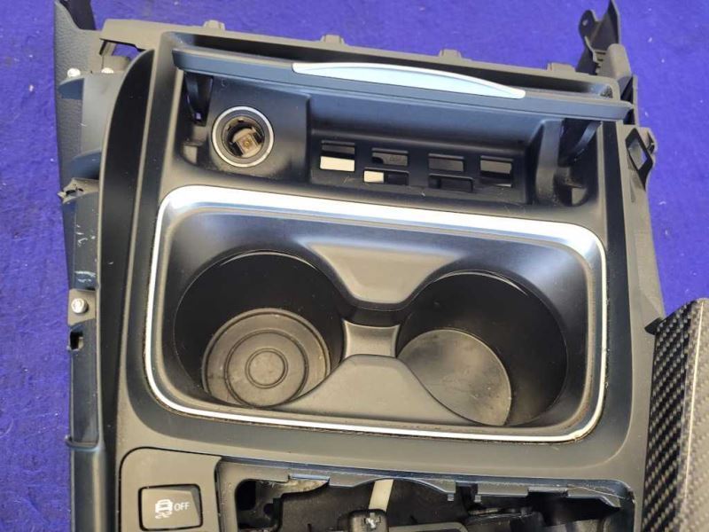 2015-2020 BMW M4 F82 F83 Center Console Front Floor iDrive Red Black Lid - The Parts Farm