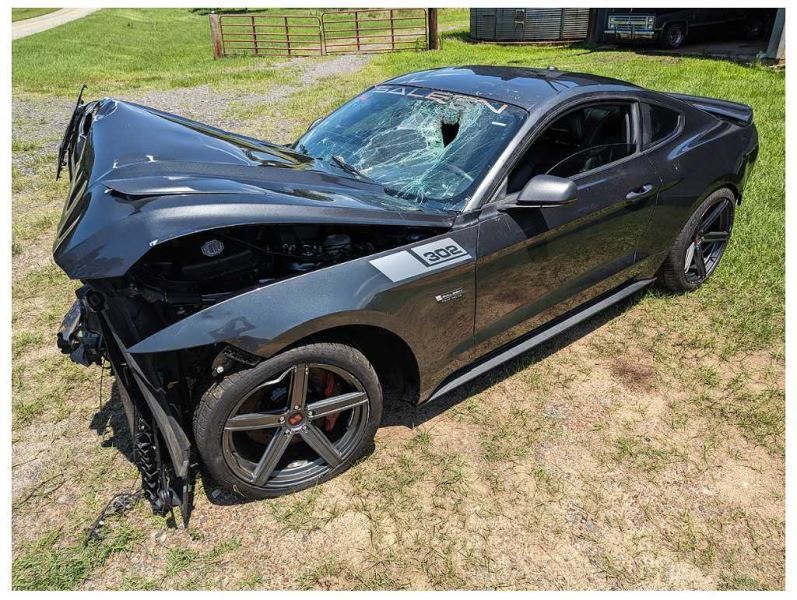2015-2023 Ford Mustang GT S550 Driver Left Front Coupe Door Shell Paint J7 2411 - The Parts Farm