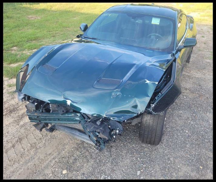 2015-2023 Ford Mustang GT S550 Driver Left Front Door Coupe Shell Paint B5 - The Parts Farm