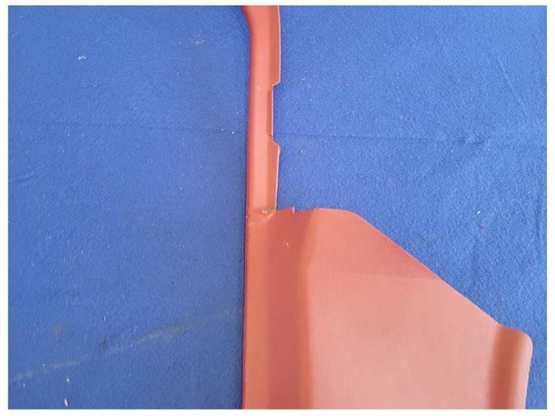 1987-1993 Ford Mustang GT LX 5.0L Driver Front Lower Kick Panel Red 2298 - The Parts Farm