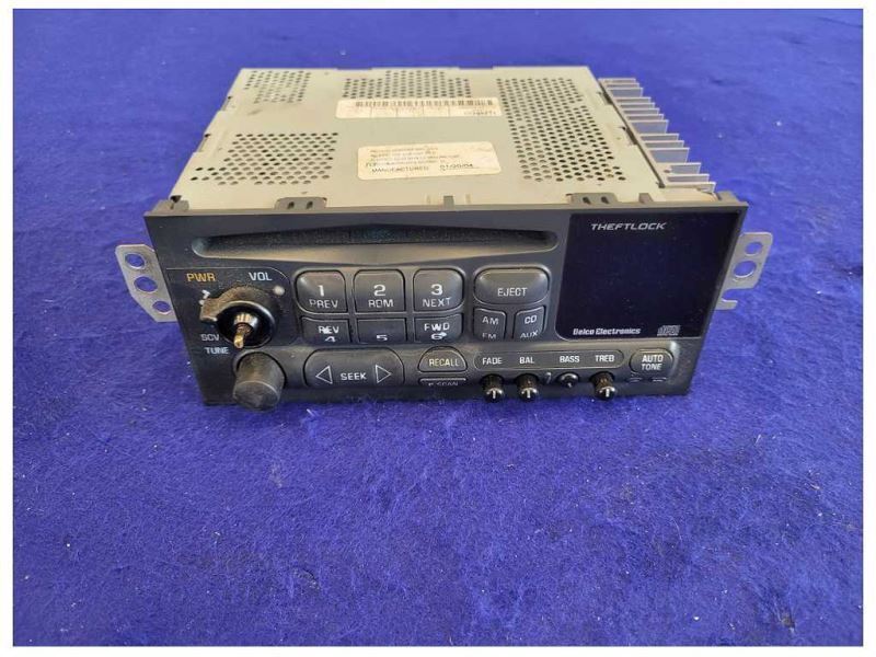 2004 Chevrolet Corvette Z06 FRC Audio Radio AM FM Receiver Stereo 2082 - The Parts Farm