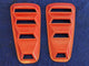 2010-2014 Ford Mustang GT Pair Side Quarter Window Louvers Need Paint 2330 - The Parts Farm