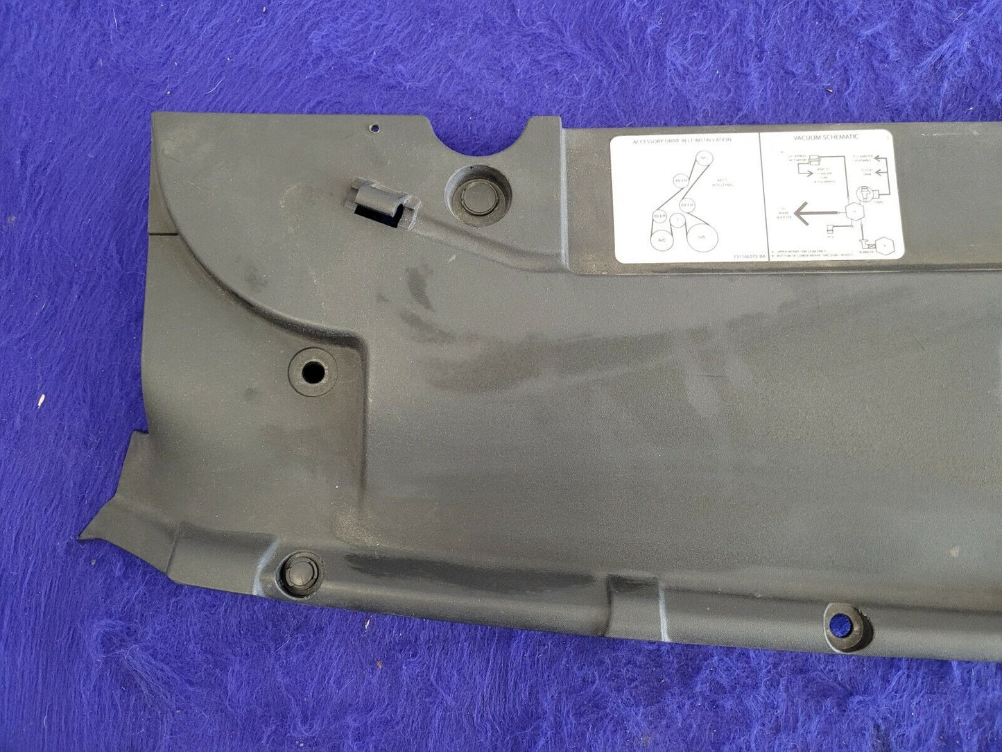 2015-2017 Ford Mustang GT S550 Front Sight Shield Radiator Cover Engine OEM - The Parts Farm
