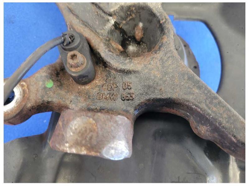 20016-2006 BMW M3 Convertible Driver Left Front Spindle Knuckle 2448 - The Parts Farm
