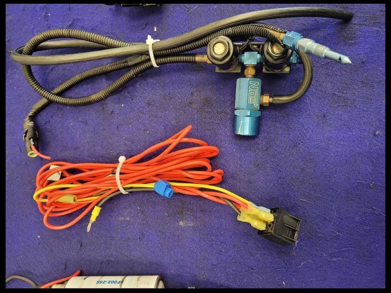 1994-1995 Ford Mustang Cobra GT Nitrous Kit Brackets Lines Gauge T Rex Fuel Pump - The Parts Farm