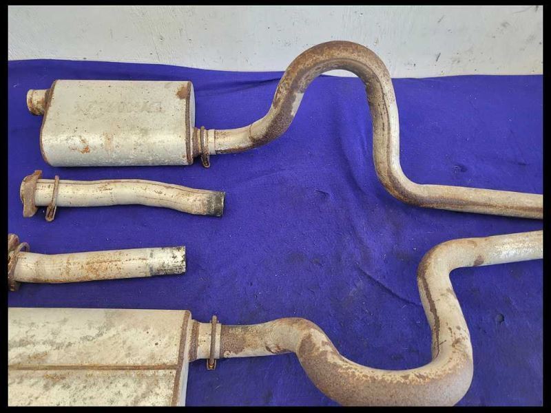 1987-1993 Ford Mustang GT 5.0L Dynomax Exhaust Muffler Pipe Tip Damage - The Parts Farm