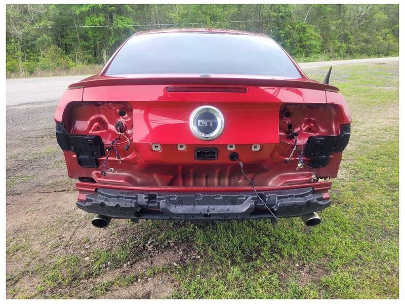 2010-2012 Ford Mustang GT Driver Left Rear View Mirror Power Spotter Glass 2545 - The Parts Farm