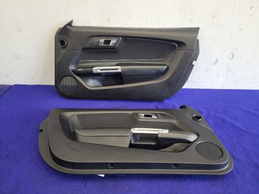 2015-2023 Ford Mustang GT S550 Pair Door Panels Base Leather Card Handle - The Parts Farm