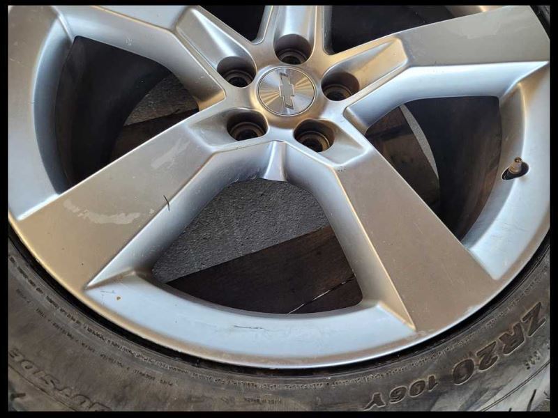 2014-2015 Chevrolet Camaro SS Wheel 20x9 Rear 5 Spoke Polished Opt Ruy - The Parts Farm