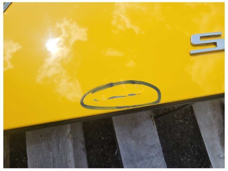 2003-2006 Chevrolet SSR Pickup Truck Trunk Rear Tailgate Paint Yellow 2426 - The Parts Farm