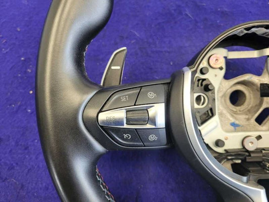 2015-2020 BMW M4 F82 F83 Sport Steering Wheel Driver Dash Leather Black