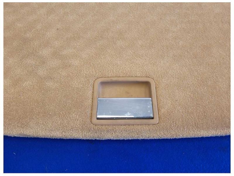 2004-2006 Porsche Cayenne Turbo 4.5L Rear Lower Cover Carpet Tan 2137 - The Parts Farm
