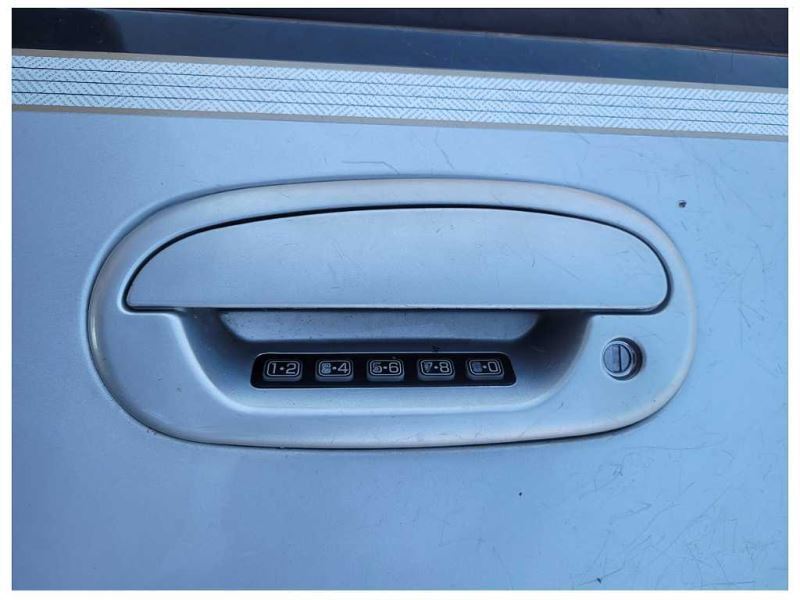 2001-2003 Ford F150 SVT Lightning SC Driver Left Front Door Paint Silver 892 - The Parts Farm