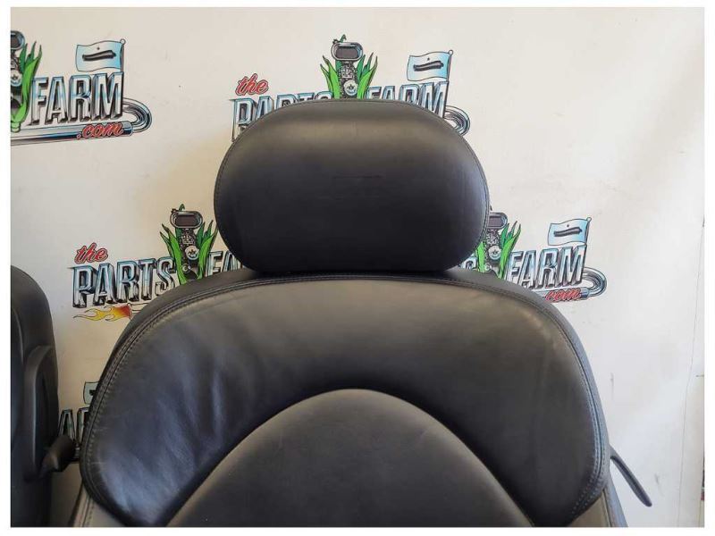 2001-2006 BMW M3 E46 M/T Coupe Set Black Seats Leather Front Back *Worn* 2445 - The Parts Farm