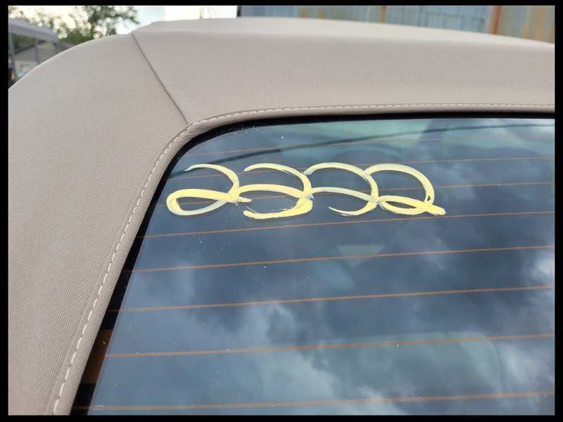 2003-2004 Ford Mustang Cobra SVT DOHC Rear Passenger Quarter Glass Convertible - The Parts Farm