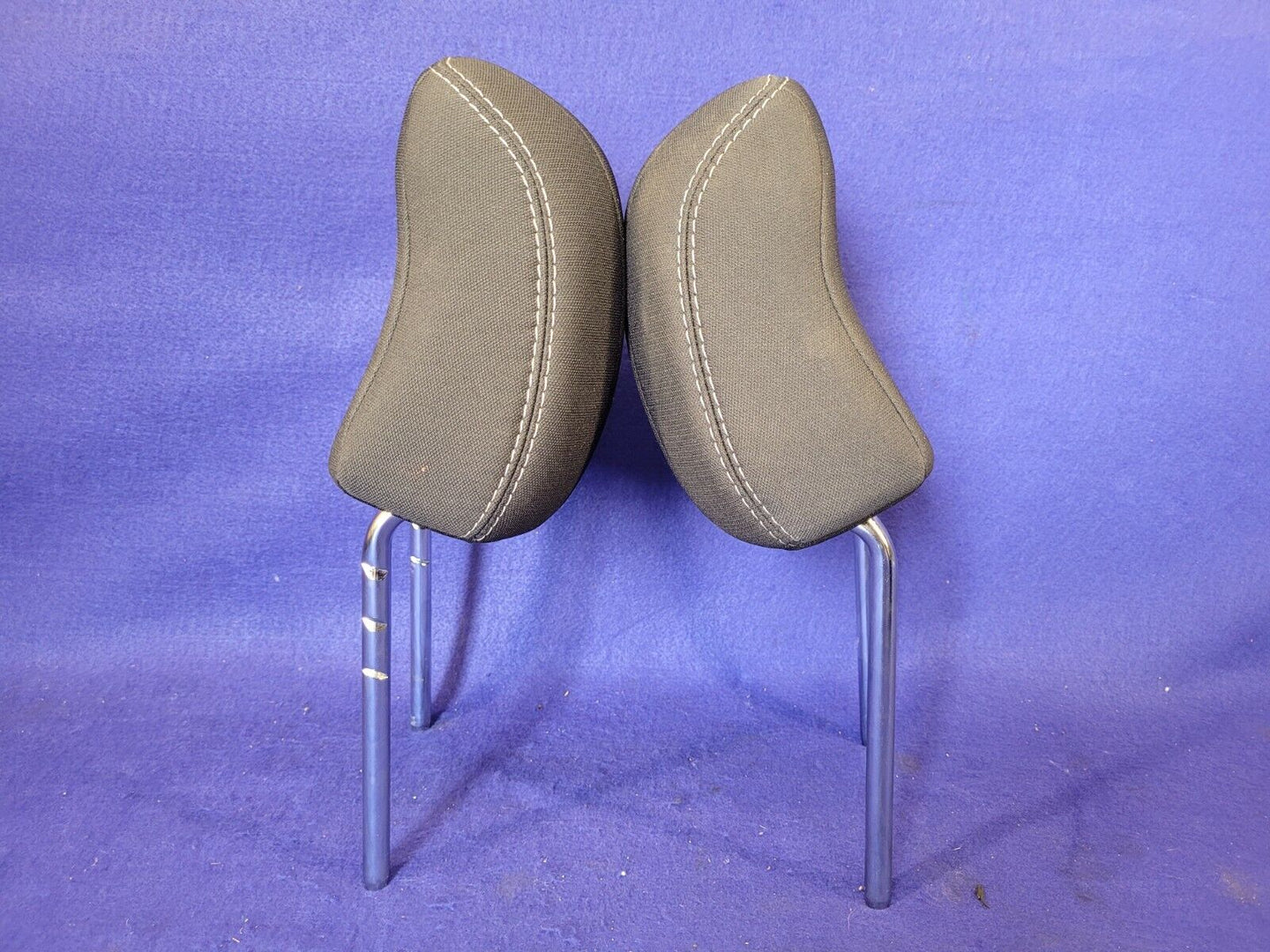 2018-2023 Ford Mustang GT S550 Cloth Pair Headrests Head Stitching Adjustable - The Parts Farm