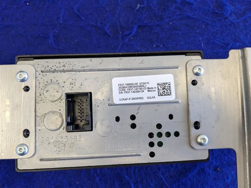 2015 Ford Mustang GT S550 Audio Radio Receiver AM FM Single Disc 2334 - The Parts Farm