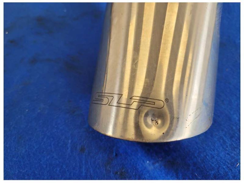 2010-2015 Chevrolet Camaro SS Coupe SLP Exhaust Tips Muffler Axle *Dents* 2528 - The Parts Farm