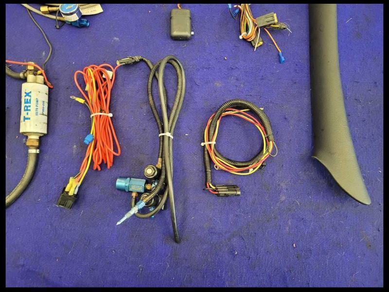 1994-1995 Ford Mustang Cobra GT Nitrous Kit Brackets Lines Gauge T Rex Fuel Pump - The Parts Farm