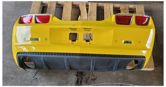2010-2013 Chevrolet Camaro Rear Bumper Cover Park Assist UD7 Paint Yellow 2355 - The Parts Farm