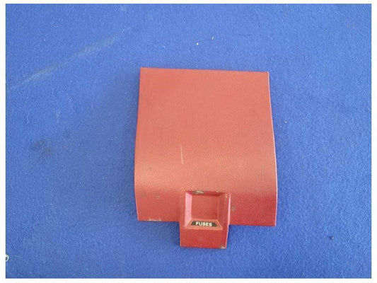 1987-1989 Ford Mustang GT LX 5.0L Fuse Box Cover Trim Red Driver Dash 2298