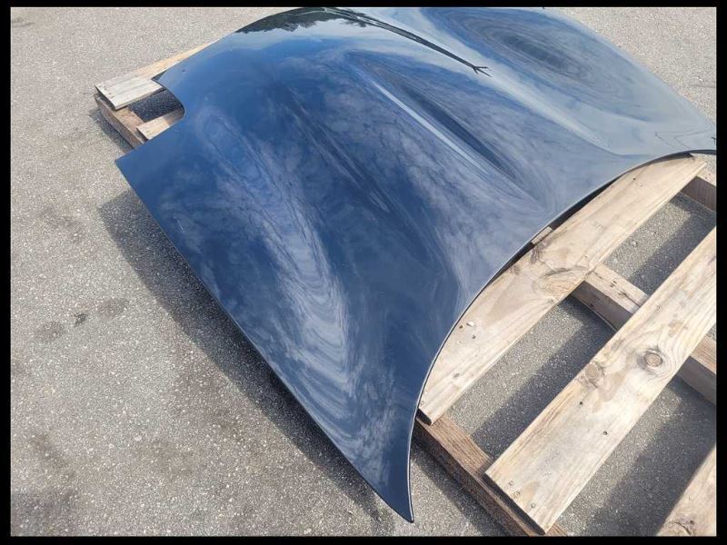 1997-2004 Chevrolet Corvette Z06 FRC C5 Hood Front Shell Bonnett Paint Black - The Parts Farm