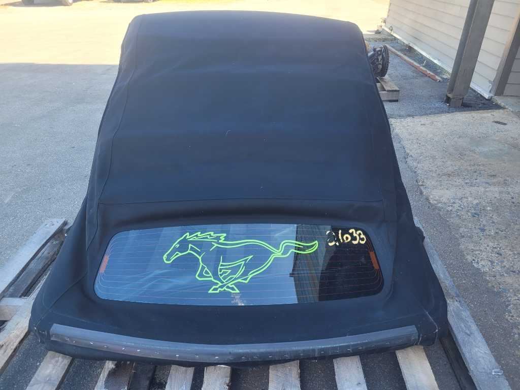 2015 Ford Mustang GT S550 Convertible Top Frame Soft Cloth Black Roof 2632 - The Parts Farm