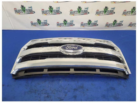2015-2017 Ford F150 4x4 Pickup Truck Front Grille Center 3 Chrome Grill 2444