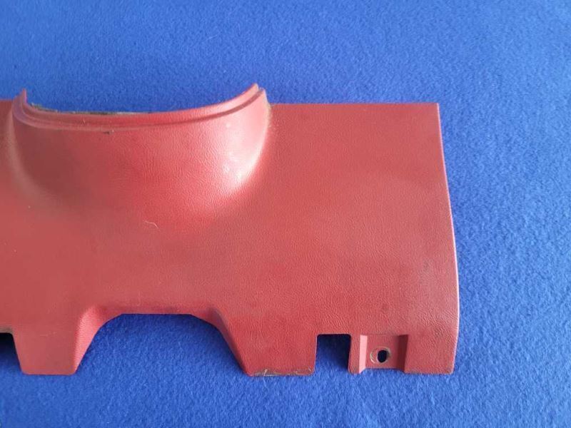 1987-1989 Ford Mustang GT LX Steering Column Cover Lower Knee Red 2298 - The Parts Farm