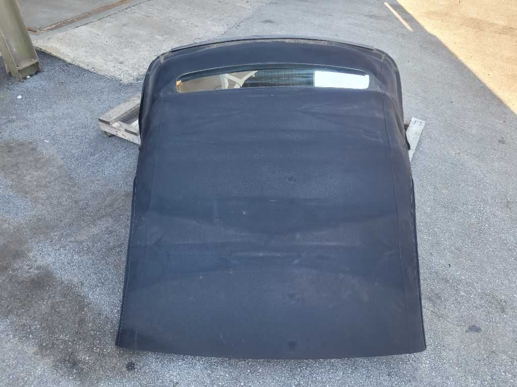 2008-2014 Ford Mustang GT Convertible Top Vinyl Frame Shell Cloth Black 2639 - The Parts Farm