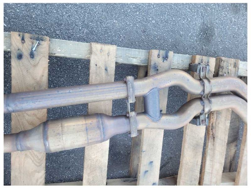 2001-2006 BMW M3 Convertible Exhaust Mid Pipe Center Section Intermediate 2448 - The Parts Farm