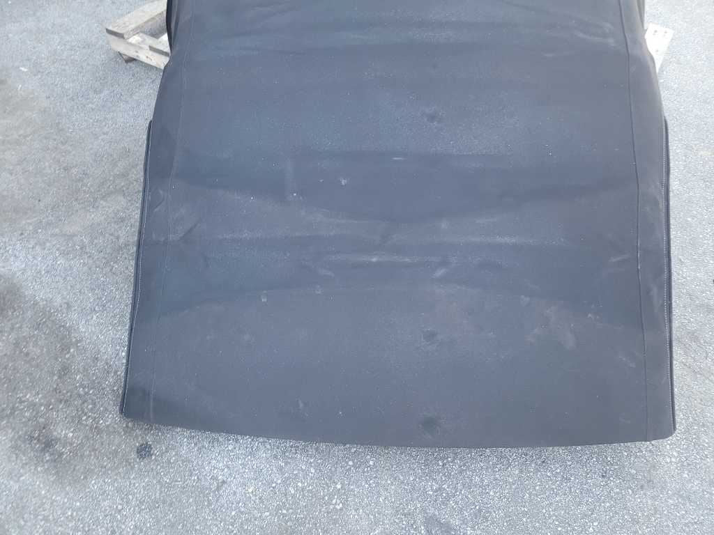 2008-2014 Ford Mustang GT Convertible Top Vinyl Frame Shell Cloth Black 2639 - The Parts Farm
