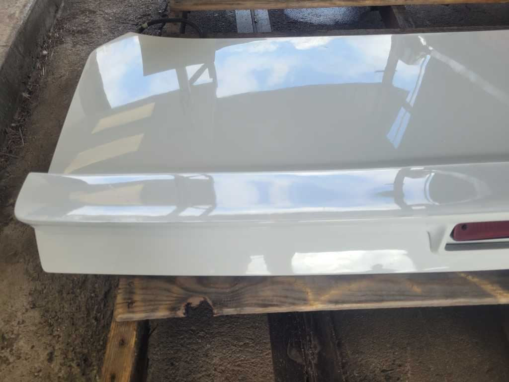 1990 Ford Mustang ASC Mclaren Convertible Rear Deck Lid Wing Spoiler White 2603 - The Parts Farm