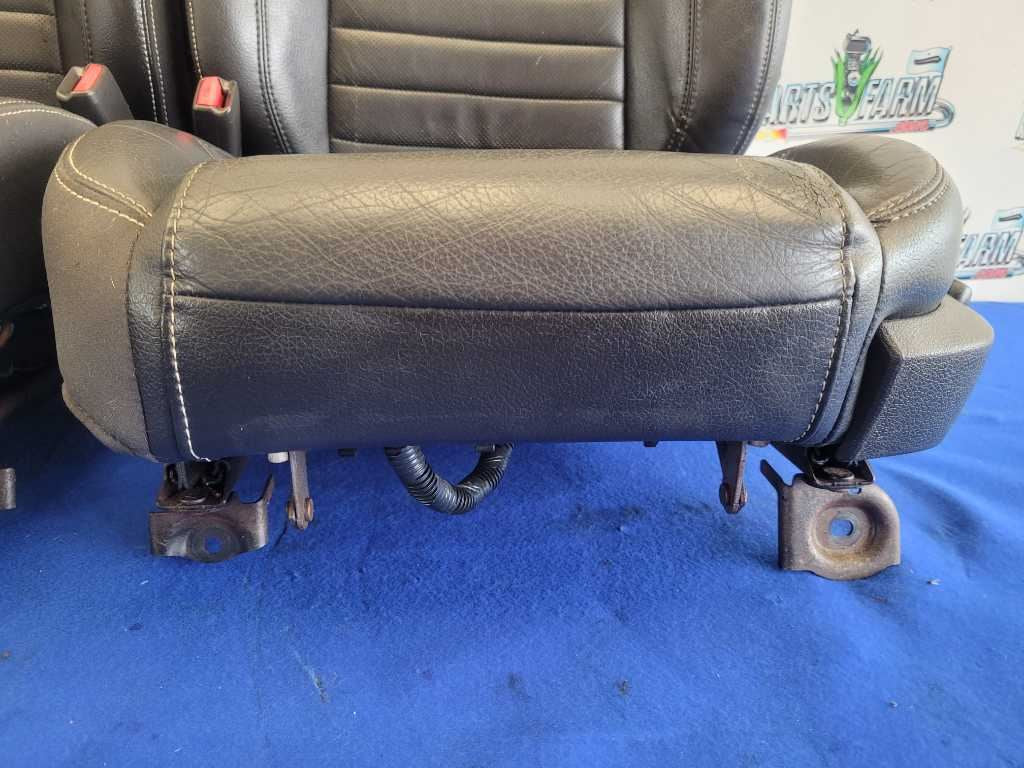 2010-2012 Ford Mustang GT Set Coupe Seats Front Back Leather *Ripped* 2653 - The Parts Farm