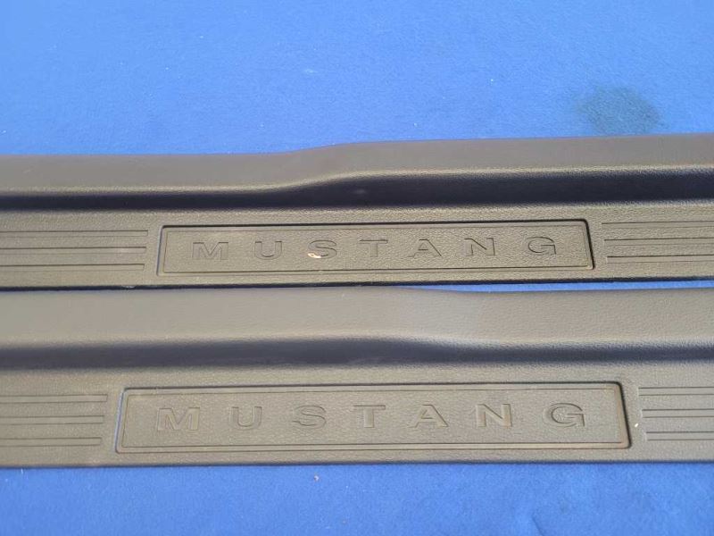 2005-2010 Mustang GT 4.6L Convertible Pair Door Sill Plates Scuff Base 2496 - The Parts Farm