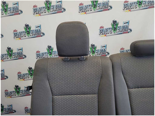 2015-2017 Ford F150 Pickup Truck Rear Cloth Bench Seat Gray Crew Cab 2755