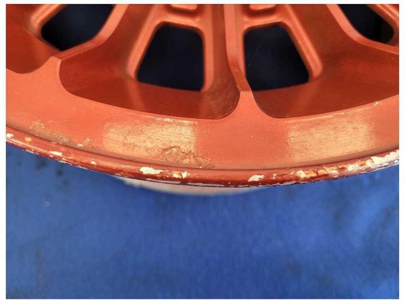 1987-1993 Ford Mustang GT 5.0L Turbine Wheel 15x7 Spoke Paint Red 2299 - The Parts Farm