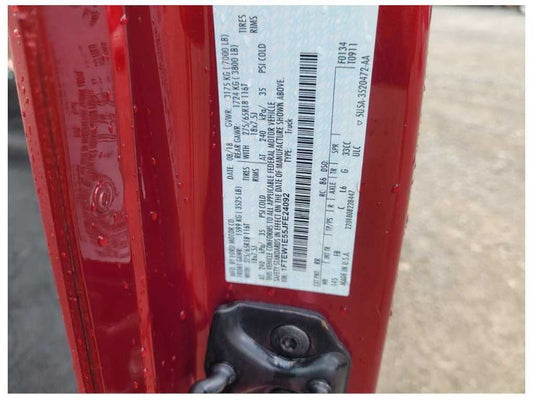 Stock 2612. 2015-2020 Ford F150 Roush Truck Super Cab Shell Frame Paint RR 2612