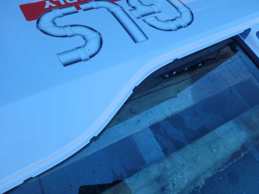 2022 Ford F250SD Pickup Truck Driver LH Front Door Shell Paint Z1 2581 - The Parts Farm