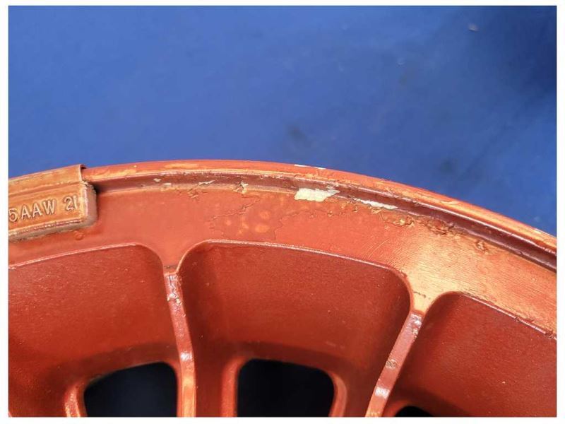 1987-1993 Ford Mustang GT 5.0L Turbine Wheel 15x7 Spoke Paint Red 2299 - The Parts Farm