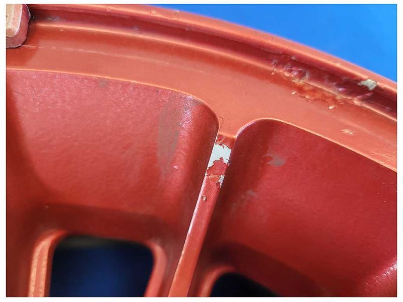 1987-1993 Ford Mustang GT 5.0L Turbine Wheel 15x7 Spoke Paint Red 2299 - The Parts Farm