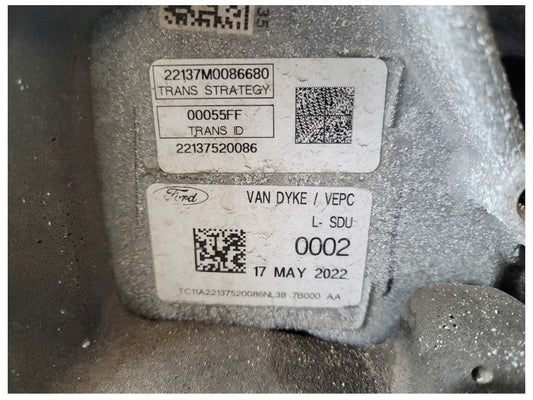 2022 Ford F150 F-150 Lightning Truck Front Carrier Electric Motor Axle 2523