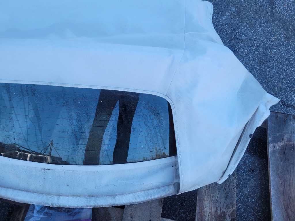 1994-1998 Ford Mustang Convertible Top Frame Cloth Shell Cover *Ripped* 2631 - The Parts Farm