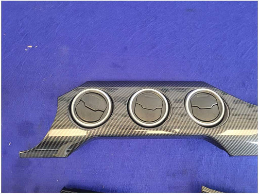 2015-2023 Ford Mustang GT S550 Dash Trim Kit Carbon Fiber Look Overlay 2738