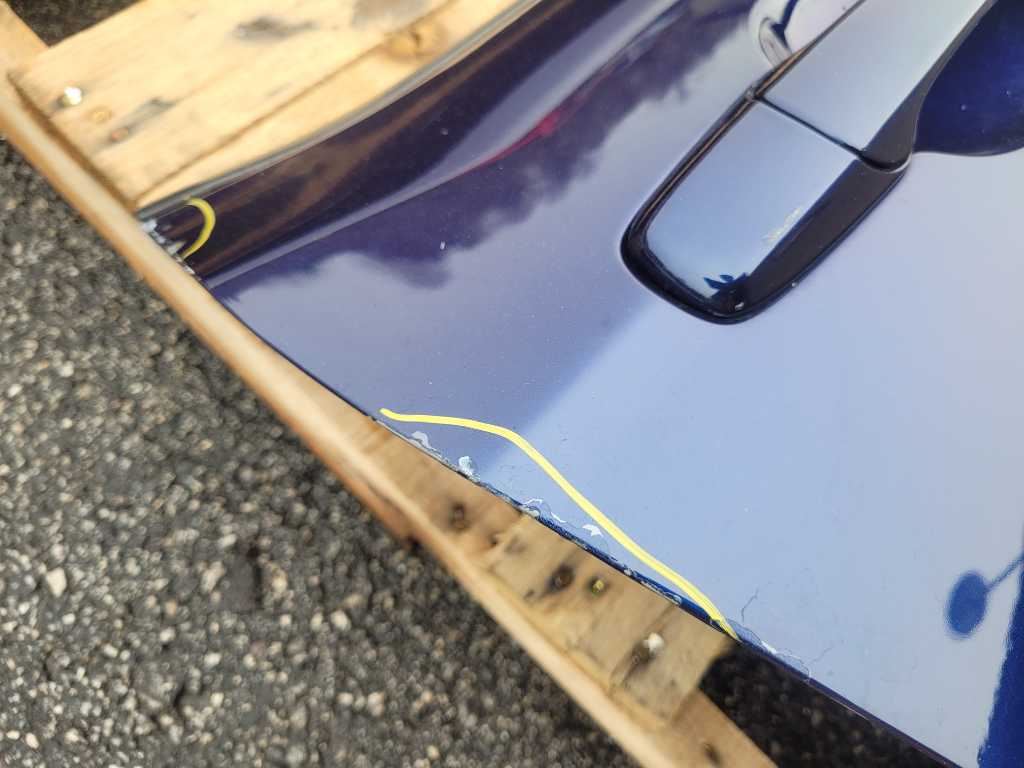 2010-2012 Ford Mustang GT Passenger RH Coupe Door Shell Front Paint L6 2653 - The Parts Farm
