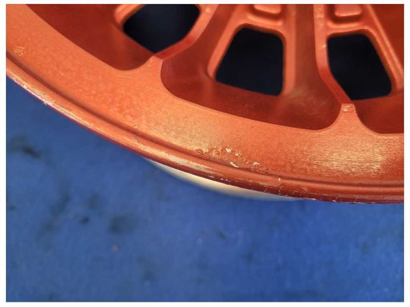 1987-1993 Ford Mustang GT 5.0L Turbine Wheel 15x7 Spoke Paint Red 2299 - The Parts Farm