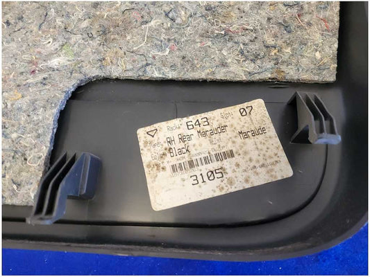 2003-2004 Mercury Marauder Passenger Right Rear Door Panel Card 2813
