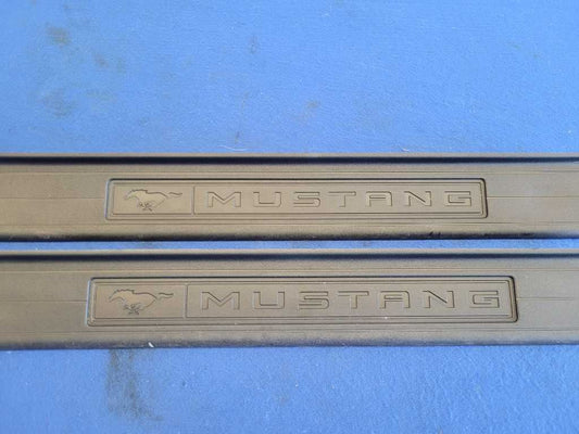 2015-2023 Ford Mustang EcoBoost Pair Door Sill Plates Non Lighted Scuff 2652