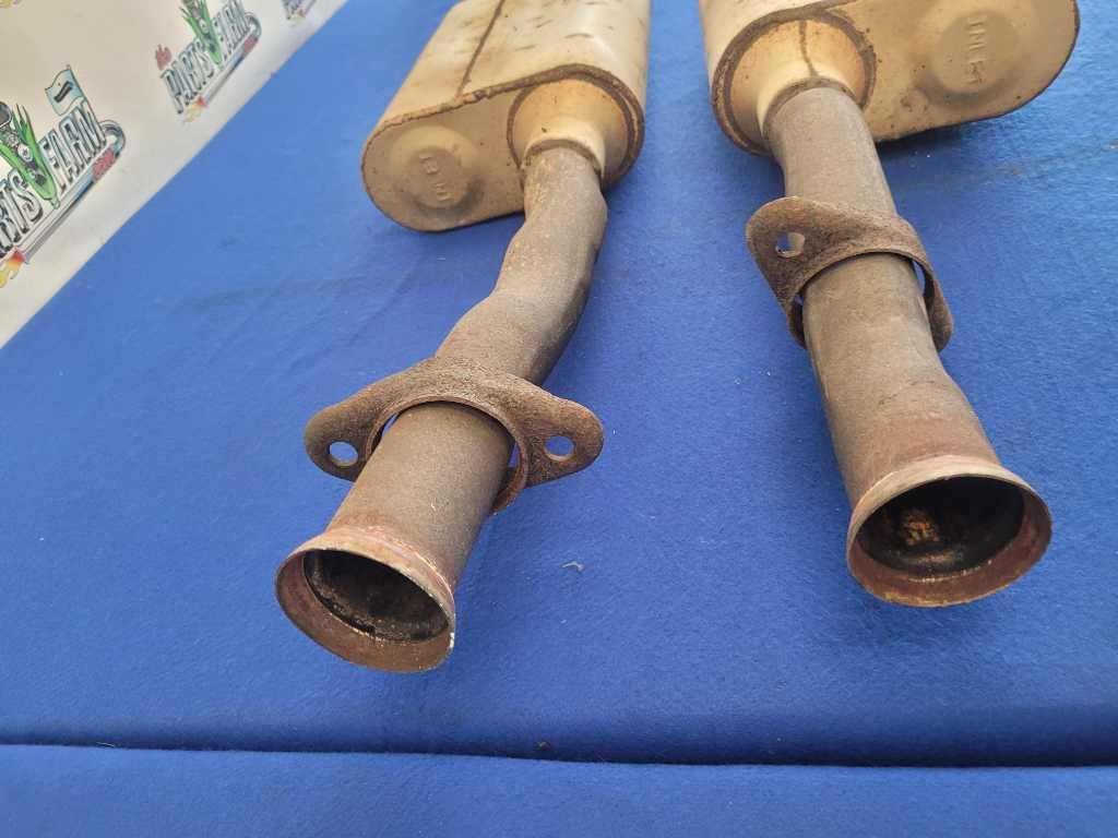 1994-1995 Ford Mustang GT Flowmaster Muffler Exhaust Pipe Bent Tip 2631 - The Parts Farm