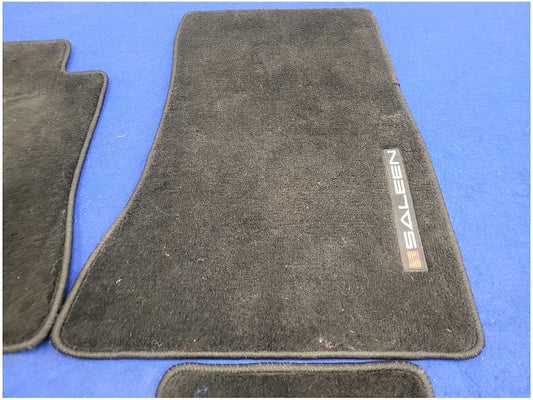2018-2023 Ford Mustang GT Saleen Set Carpet Floor Mats Front Back Black 2798